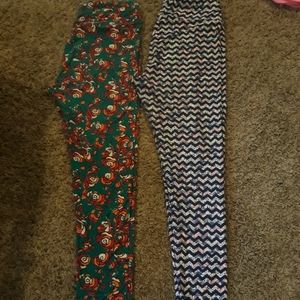 LuLaRoe Pants - TWO LULAROE T/C LEGGINGS!!!! LuLaRoe Pants - TWO LULAROE T/C LEGGINGS!!!!
